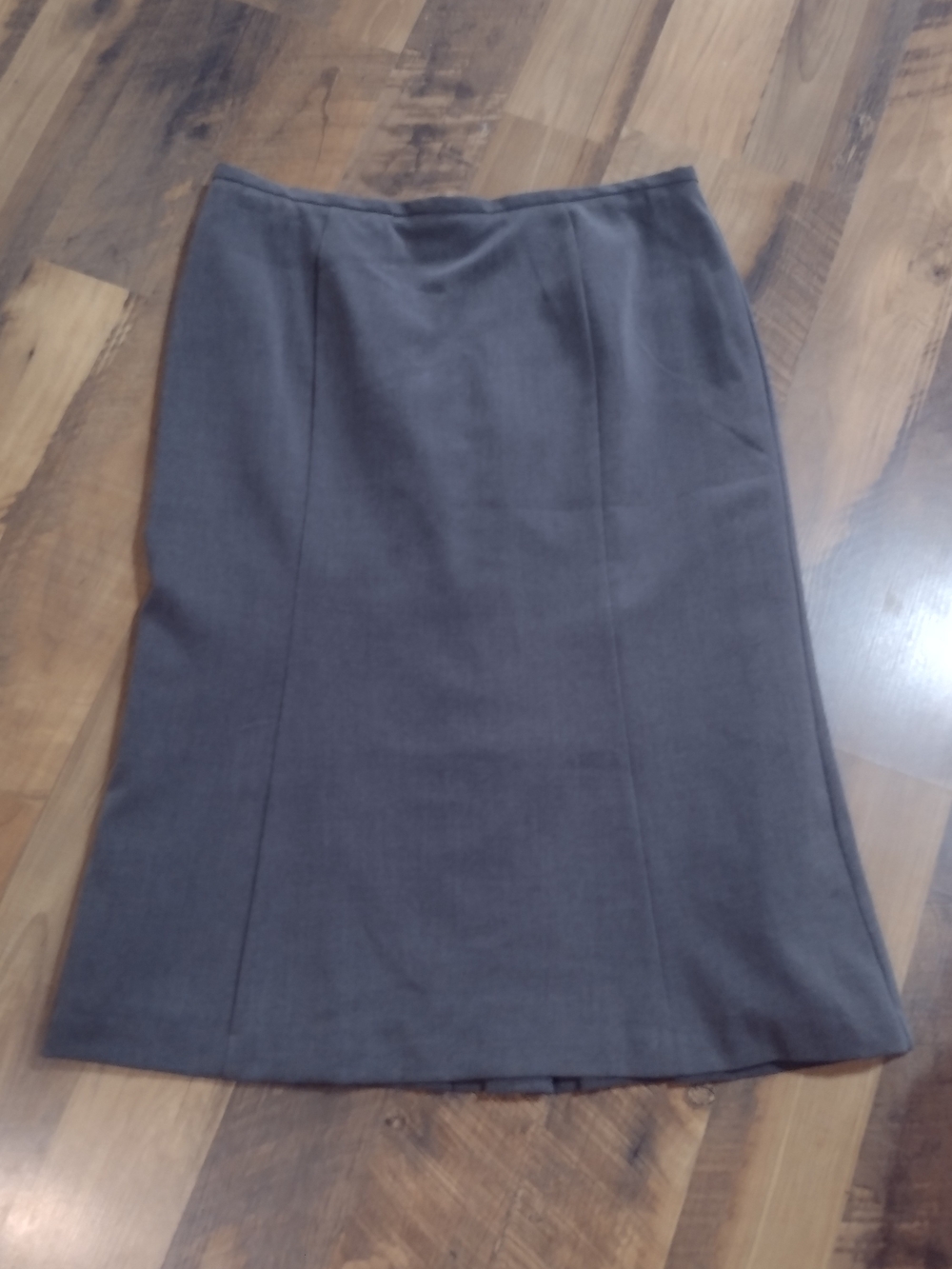 Classic Gray Women's Pencil Skirt Size 12